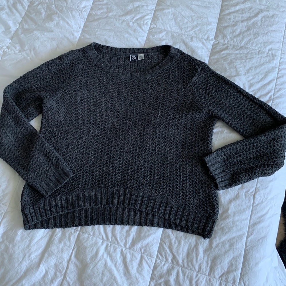 Charcoal grey Roxy sweater